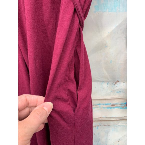 Bump Robe, Medium, Maroon, maternity - Picture 4 of 4